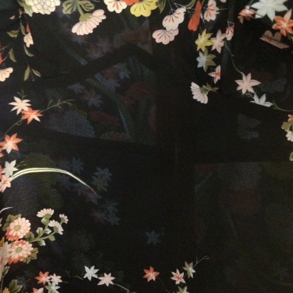 Vintage Hawaiian flutter sleeve floral dress - Picture 3 of 4